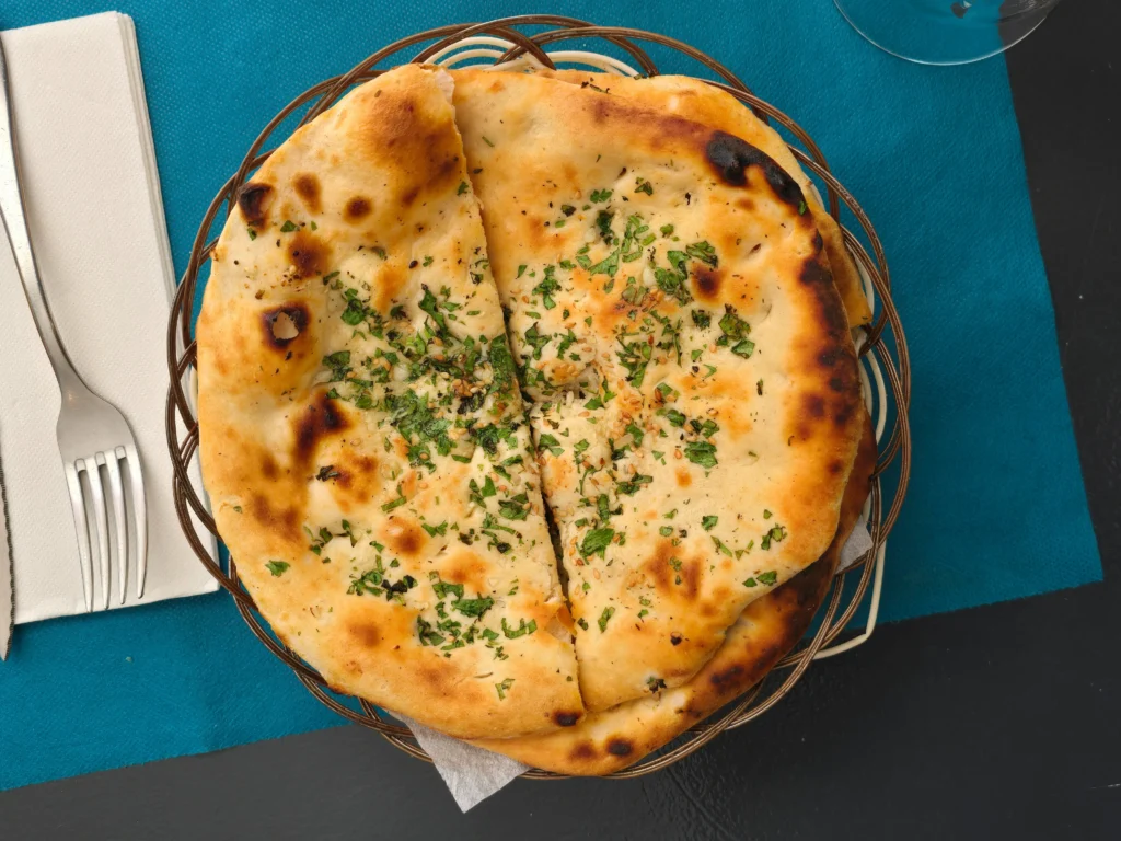 Garlic naan