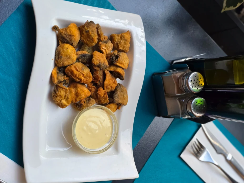 Champiñones Rebozado